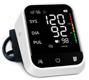  Blood Pressure Monitors for Home Use, Automatic Extra Large Upper  Arm Blood Pressure Cuff, Accurate Blood Pressure Machine with Large VA  Display (White) : Health & Household
