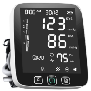  Wrist Blood Pressure Monitor, Automatic Digital Home BP Monitor  Cuff - Accurate, Intelligent Voice, LCD Tri-Color Backlight, USB Charging,  Adjustable Cuff, Irregular Heartbeat & Hypertension Detector : Health &  Household