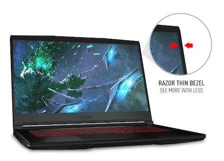 image of MSI laptop