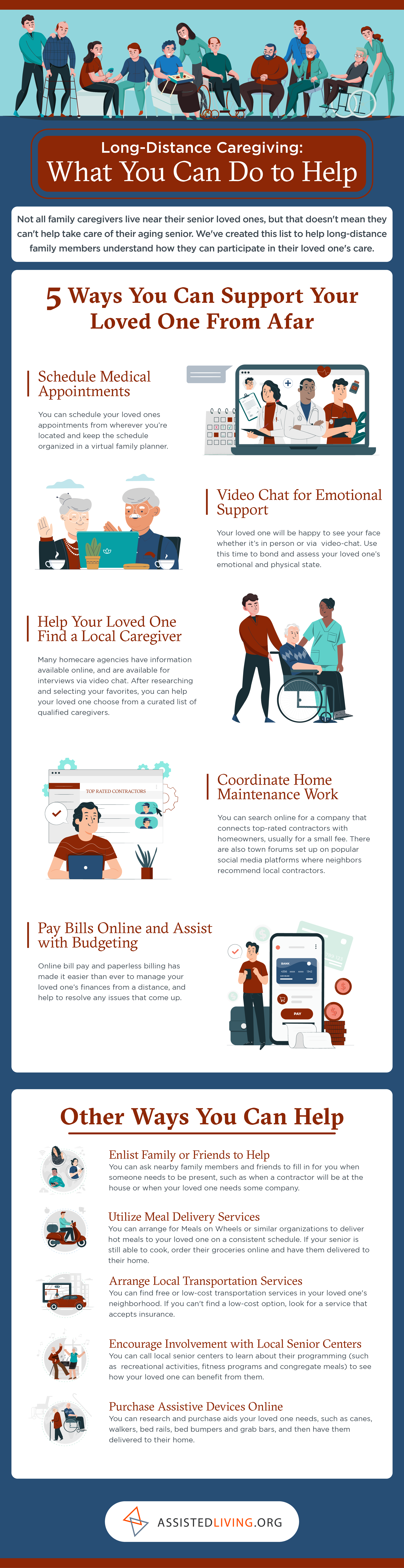Guide to Caring for an Aging Parent From Long Distance Guide to Caring for an Aging Parent From Long Distance