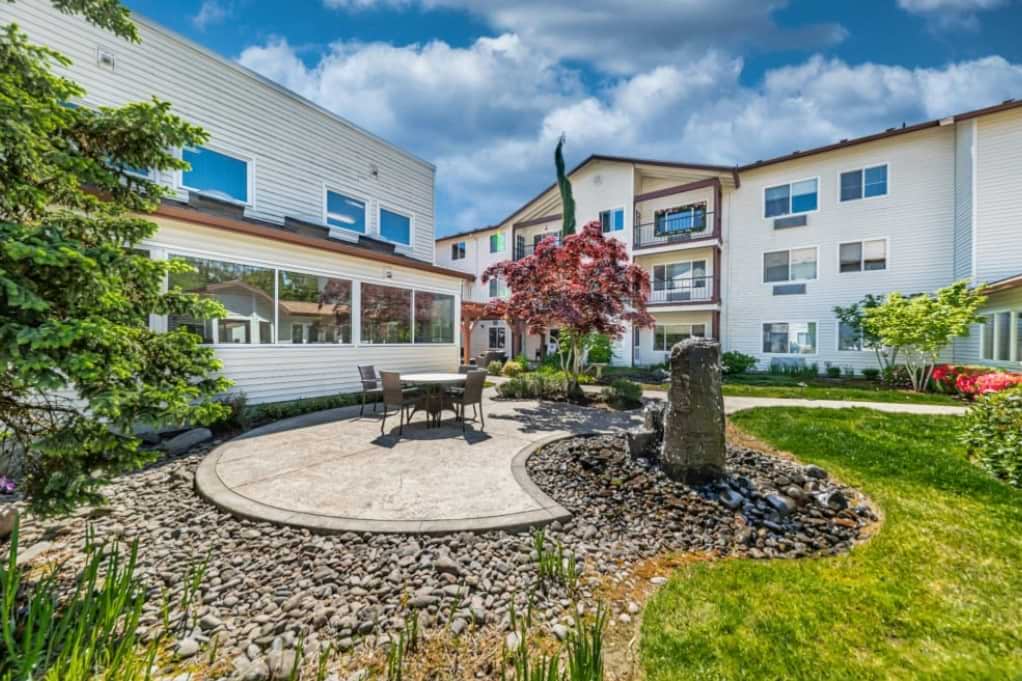 Courtyard at Mount Tabor